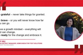 Keysight Technologies Celebrates Amy Niu, China District Manager for Semiconductor Solutions for Women's History Month Image