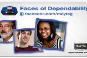 Maytag Brand Launches "Faces of Dependability" Image.