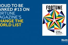 Fortune Magazine Names Medtronic to Its Annual 'Change the World' List Image