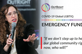 OutRight Launches COVID-19 LGBTIQ Global Emergency Fund Image.