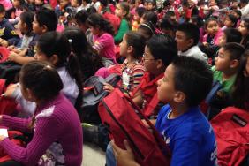 Southern California Buick GMC Dealers Give New Backpacks Filled with School Supplies to 1,100 Students in the Greater Los Angeles Area Image.