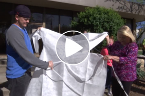 Local Mohawk Industries Team Makes Gowns Amid Coronavirus Pandemic Image.
