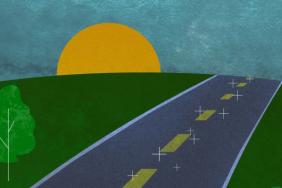 "Connected Roads" Lane Markings on The Ray to Improve Driver Safety & Facilitate Safe Testing of Self-Driving Vehicles Image.