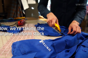 United Turns Old Uniforms Into Masks for Employees Image.