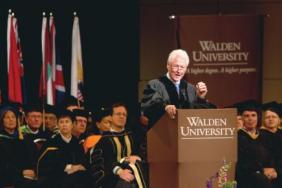 President Clinton Encourages Walden Graduates to Use Their Education to Effect Positive Change Image.