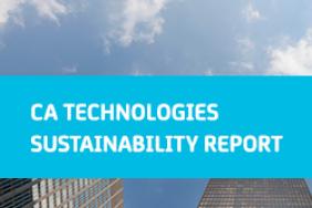 CA Technologies Sustainability Report Image