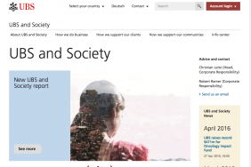 Making Sustainability the Everyday Standard at UBS Image