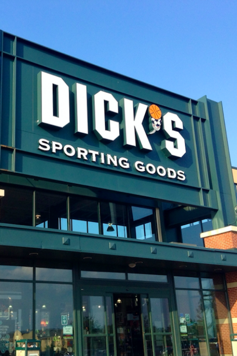 Why is the stock price of Dick's Sporting Goods trending up, even as sales have slightly declined? The retailer's decision to remove guns from more stores offers a few clues.