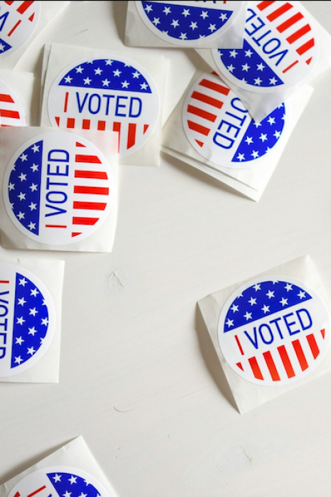 I voted stickers — how brands can support free and fair elections in the U.S.