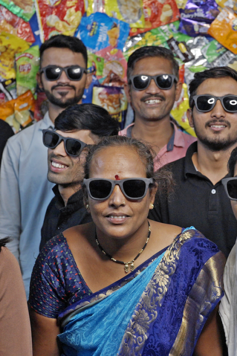 Ashaya Team Wearing Sunglasses