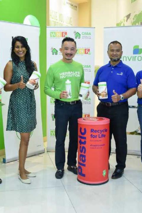 herbalife recycling challenge in asia