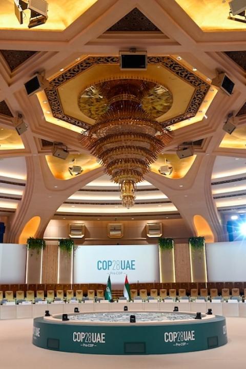 pre-COP setup ahead of COP28 in UAE