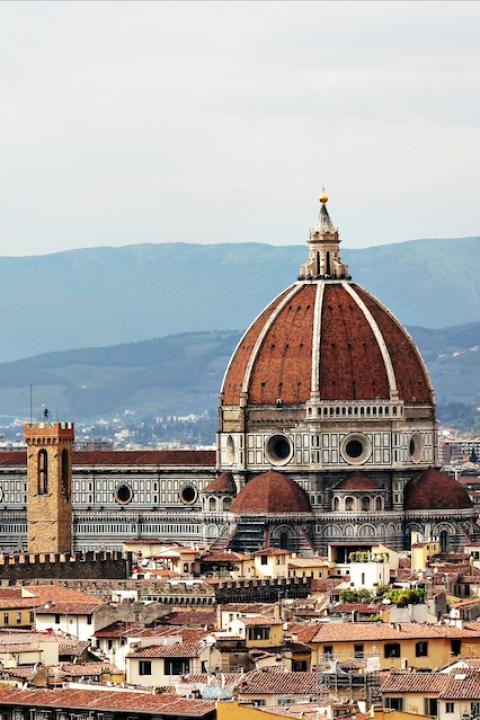The Cathedral of Santa Maria del Fiore in Florence, Italy. 