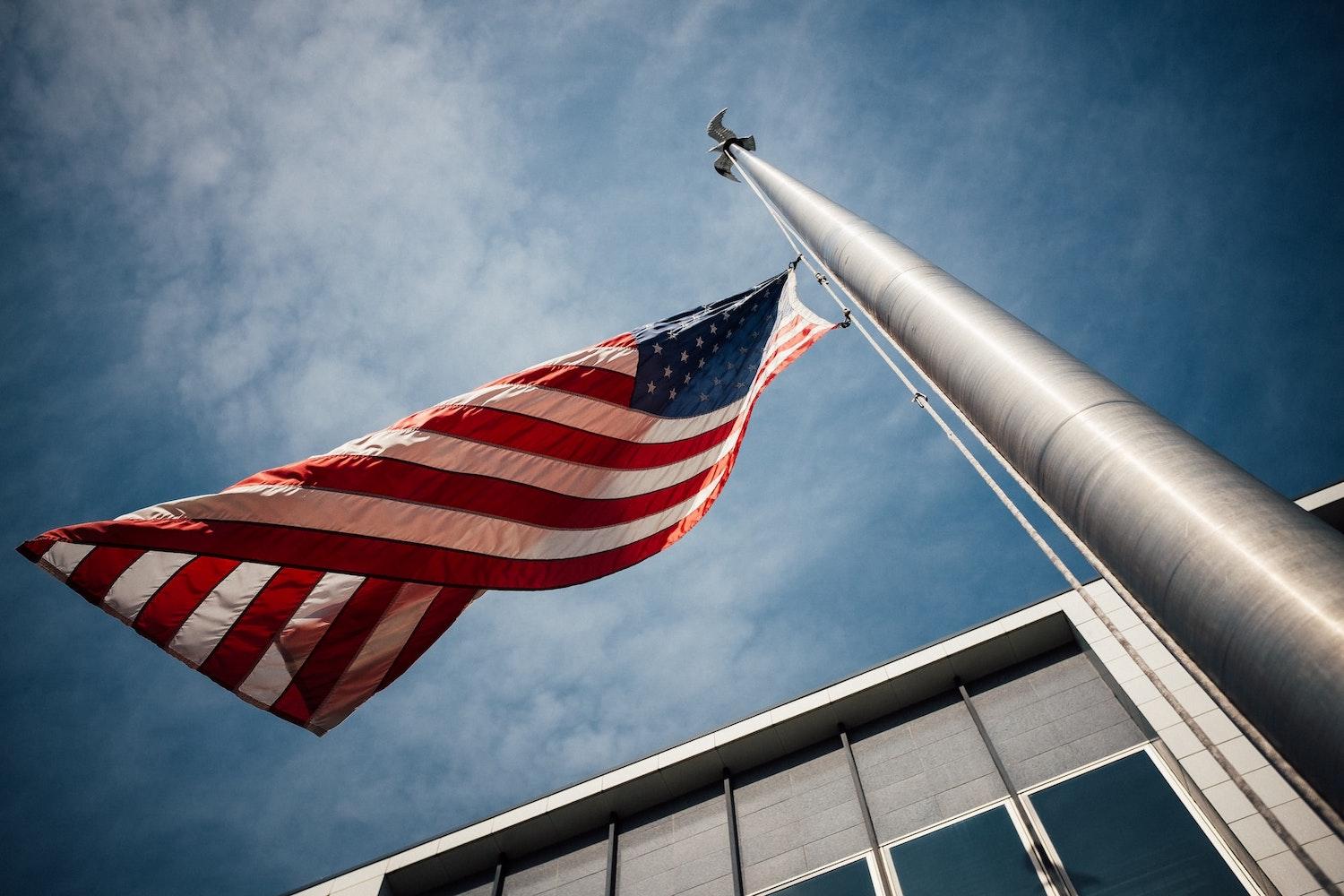 American flag on flag pole - ESG movement and the midterm elections