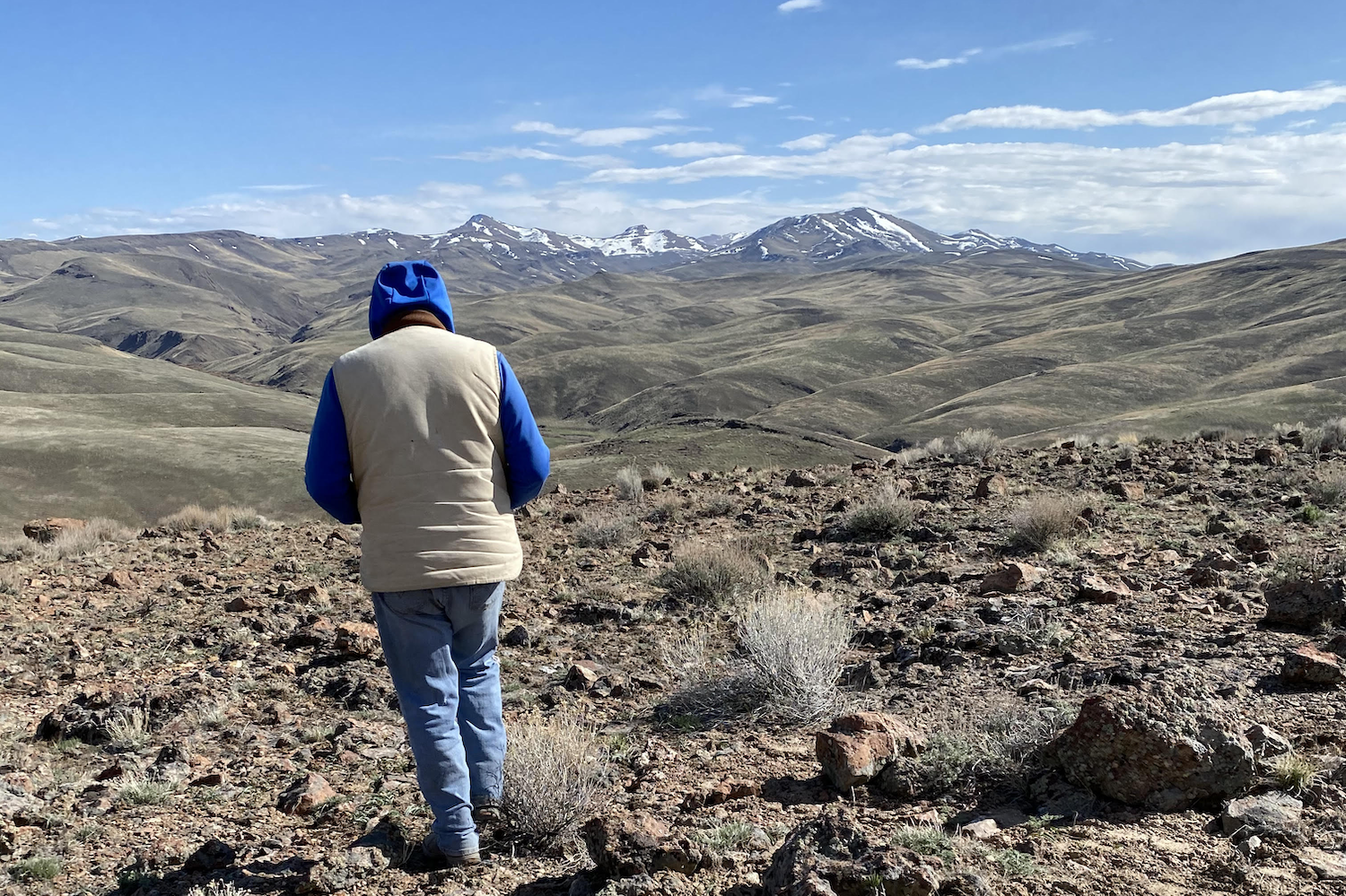 Indigenous Activist at Thacker Pass - site of proposed lithium mine in Nevada - Indigenous activism