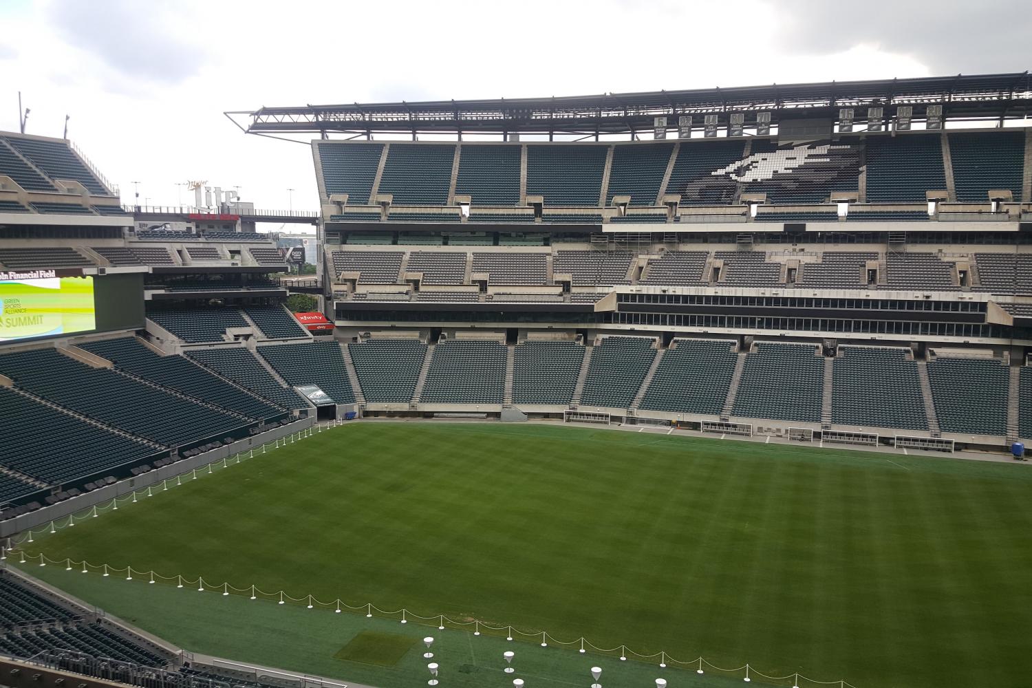 Lincoln Financial Field, section 227, home of Philadelphia Eagles