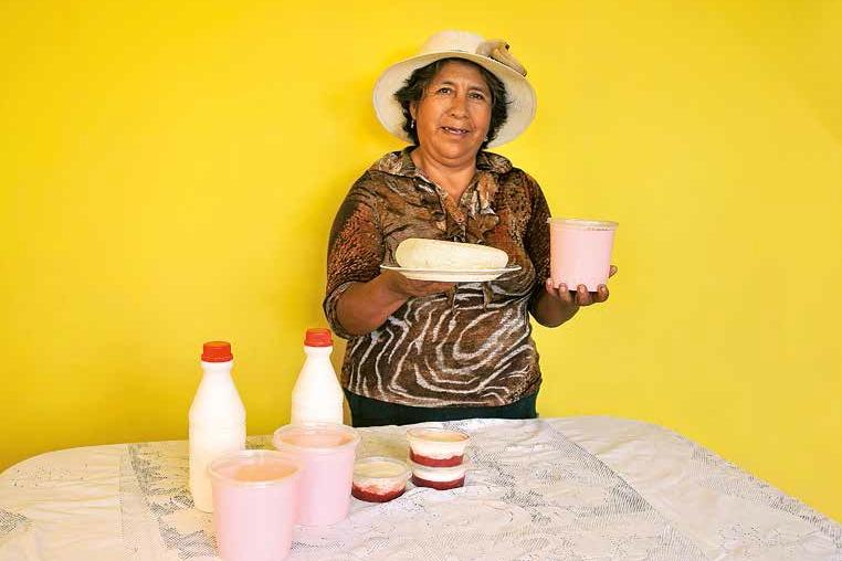 Justina Oroncoy, founder of Dairy La Vaquita Products