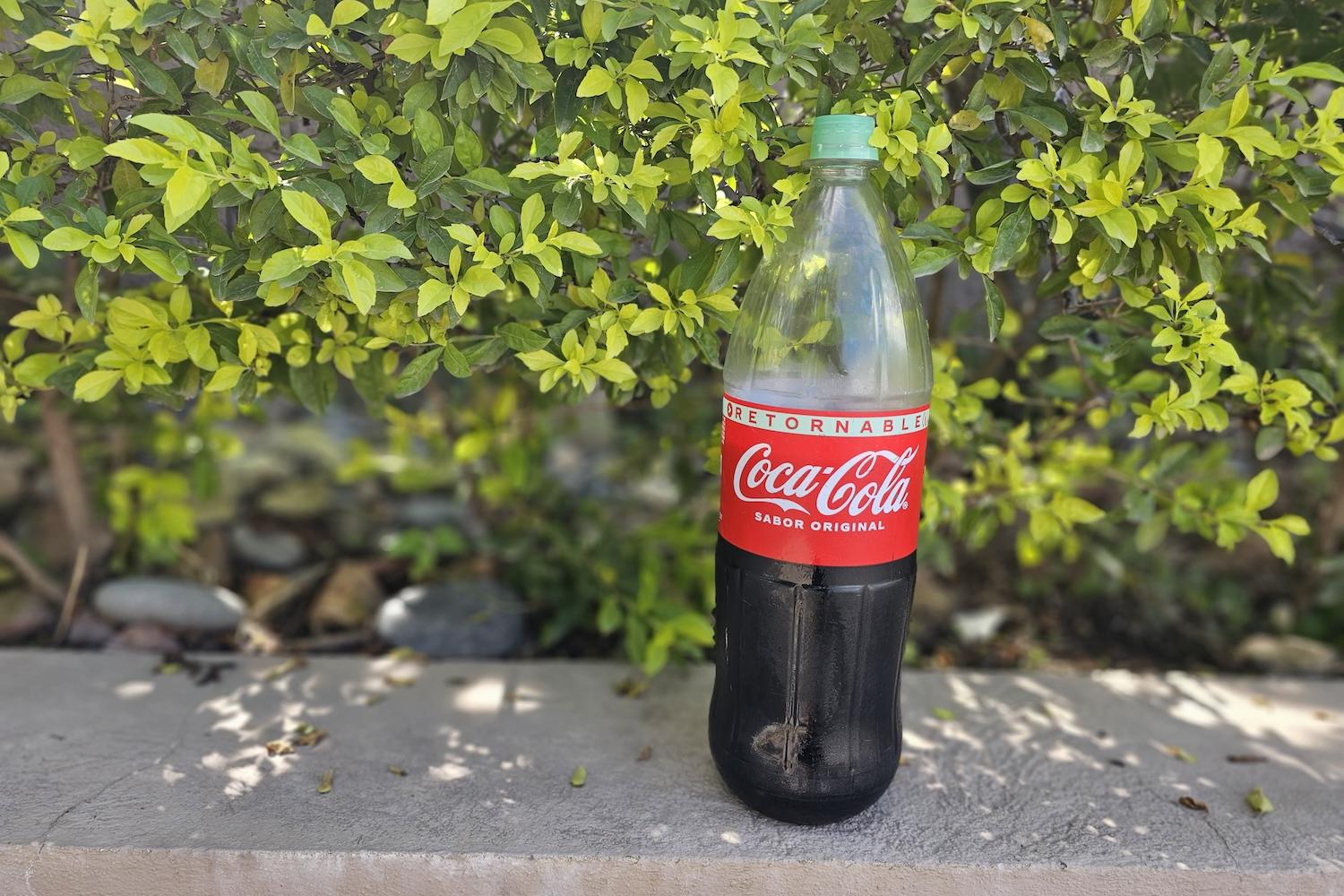 Returnable Coca-Cola botlte sold in Mexico - refillables - refillable packaging