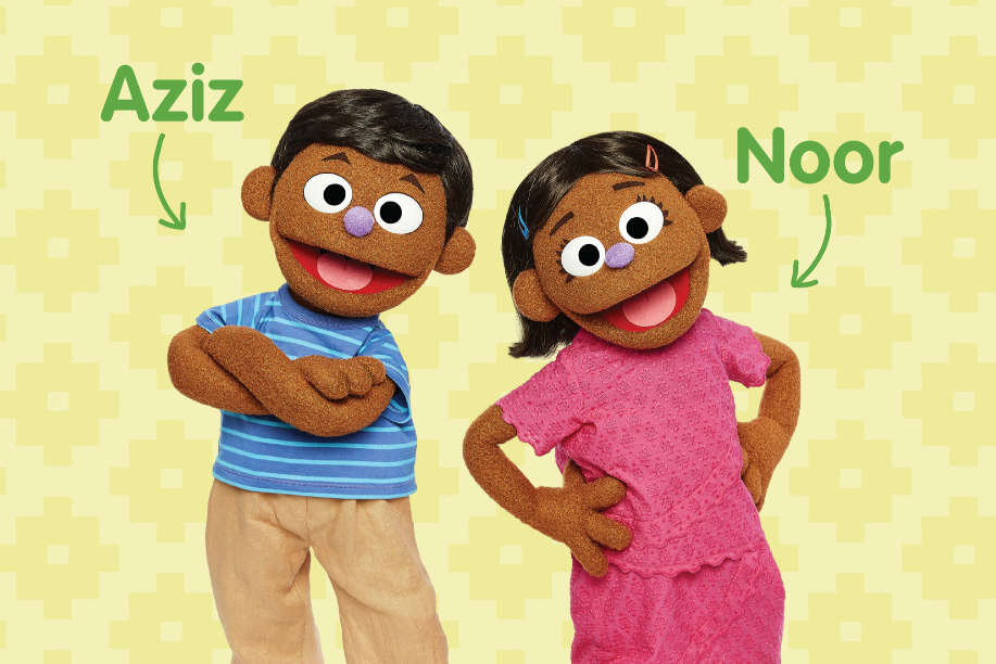 The humanitarian response “Play to Learn” introduces Rohingya Muppets to Sesame Street