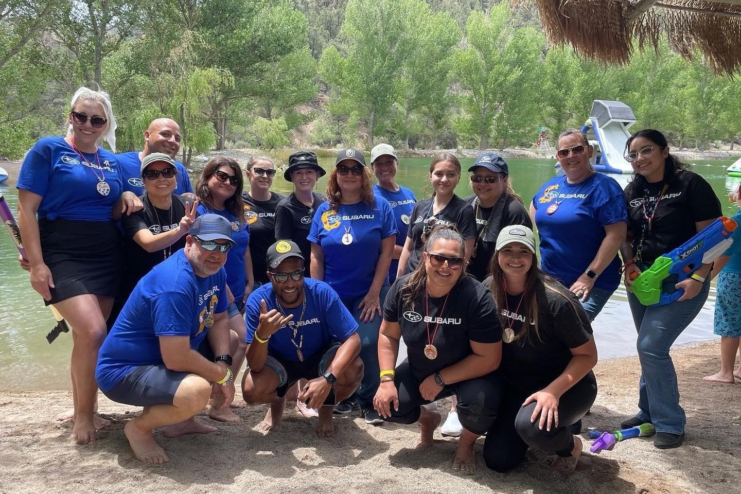 Subaru of Las vegas employees volunteer at camp Cartwheel 2022