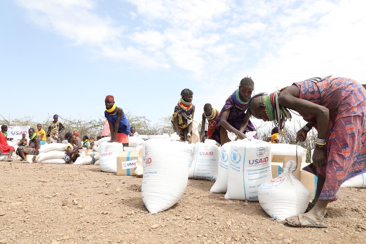 USAID emergency food relief in east africa - famine - fighting global hunger