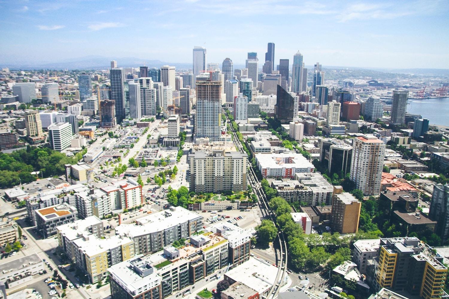 city skyline buildings