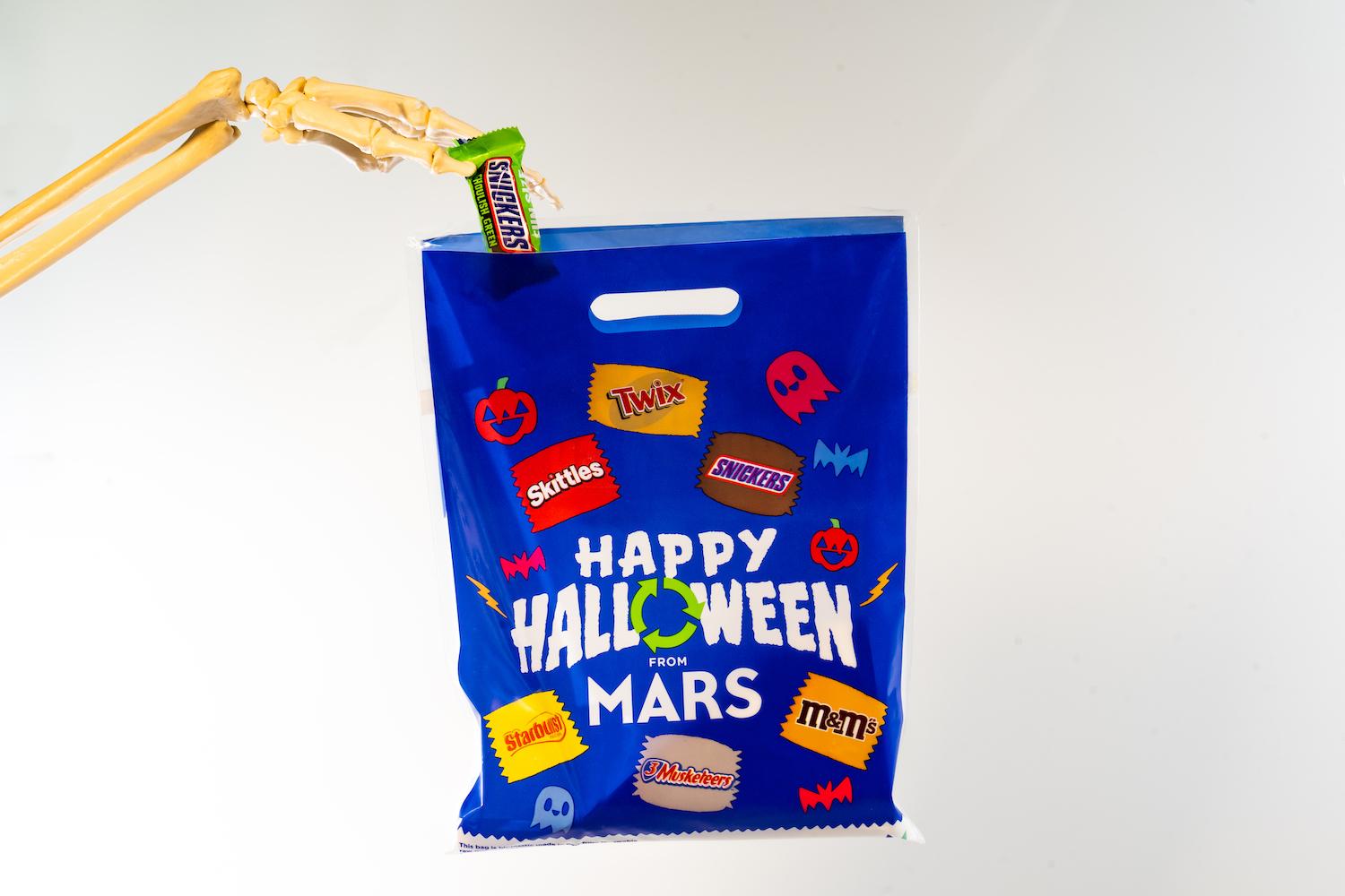 mars candy wrapper recycling halloween