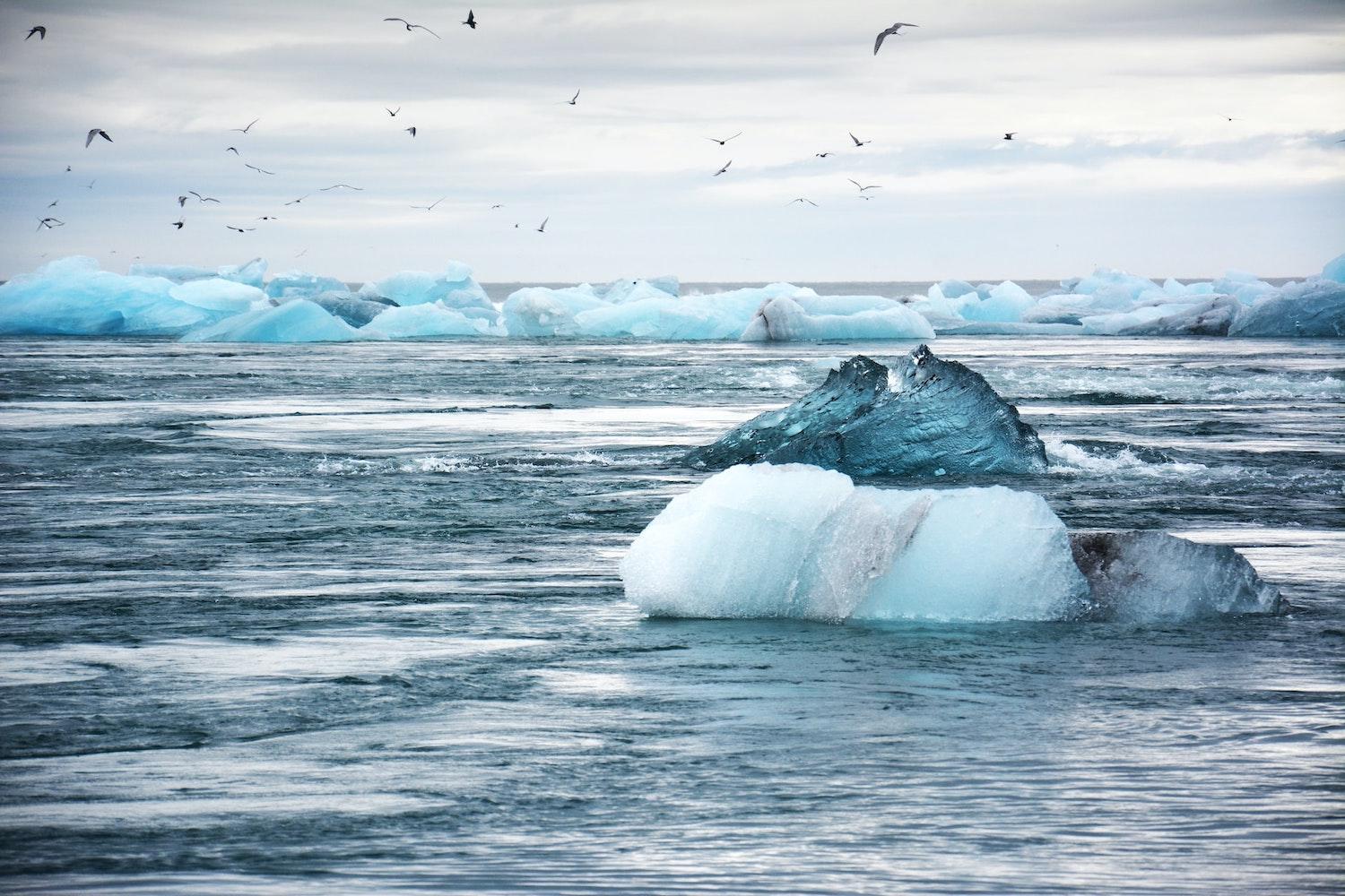 melting glaciers - paris agreement on climate change