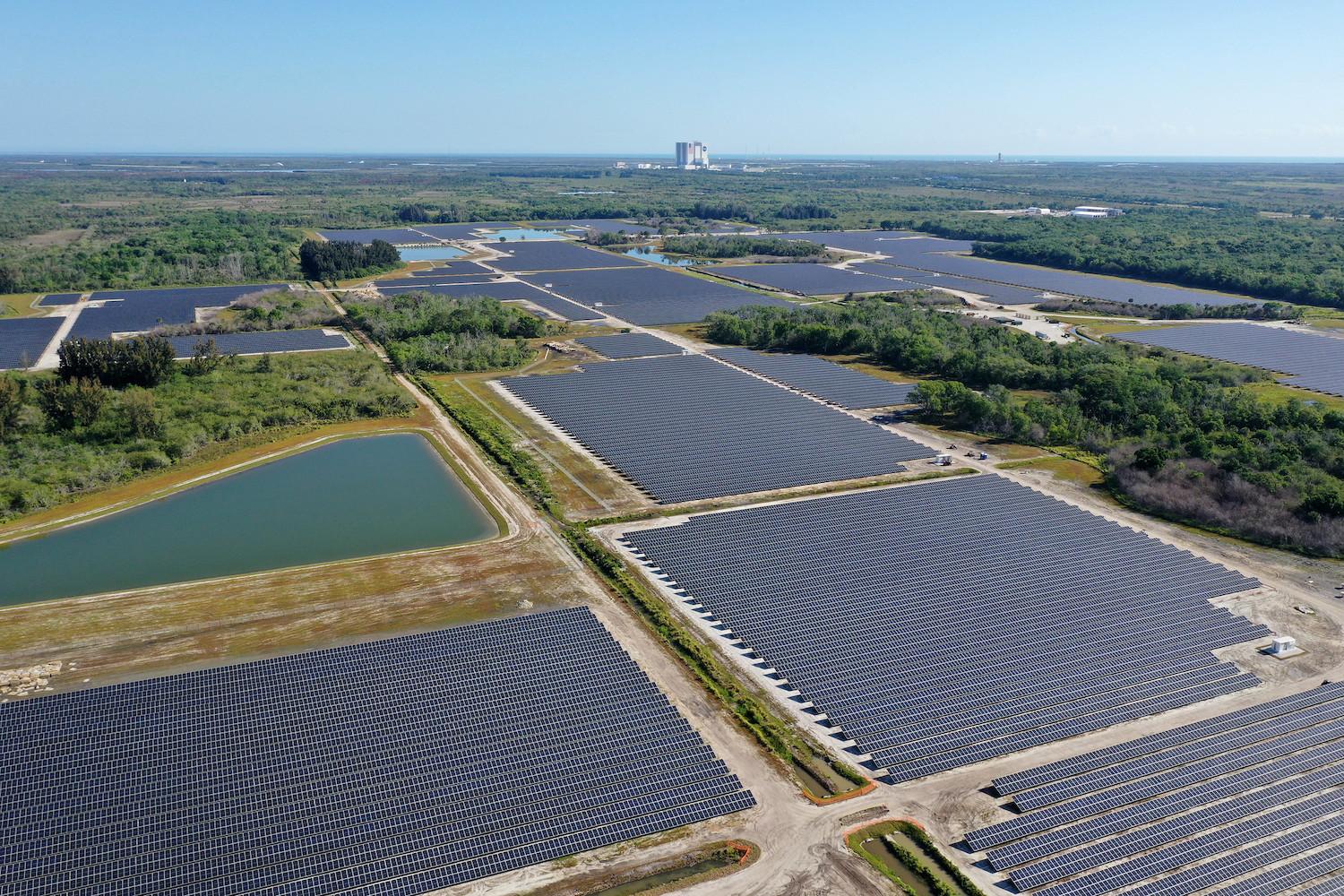 rural clean energy - solar installation in rural area of central florida
