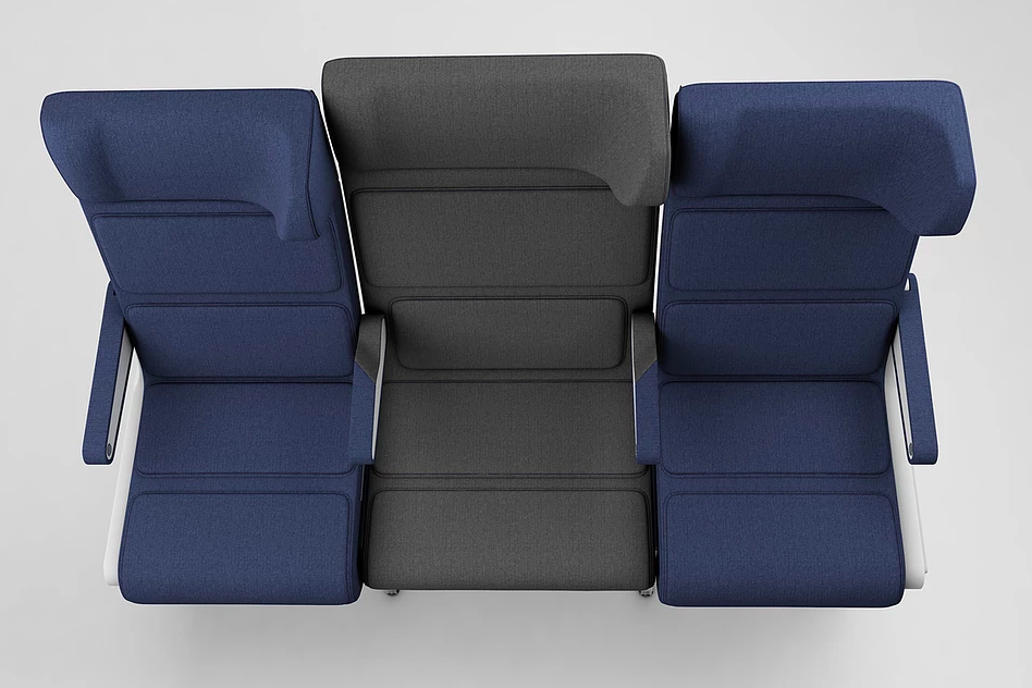 This Neat Design Could Make a Plane's Middle Seats Tolerable