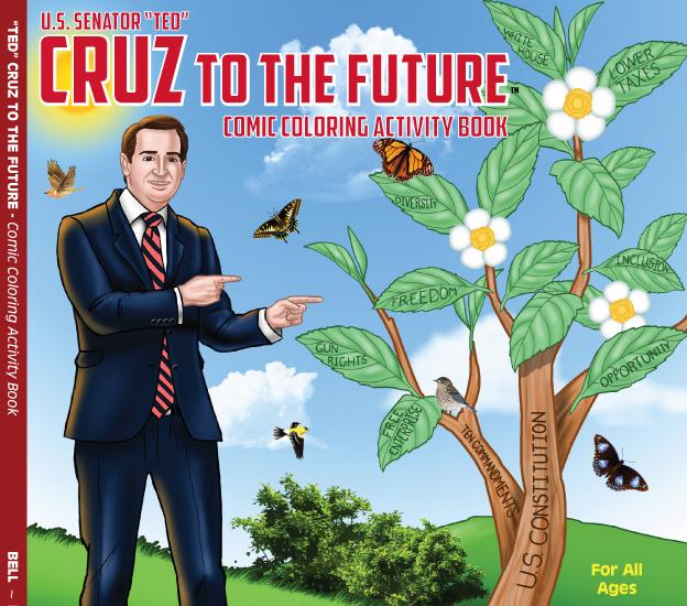 Ted Cruz coloring book