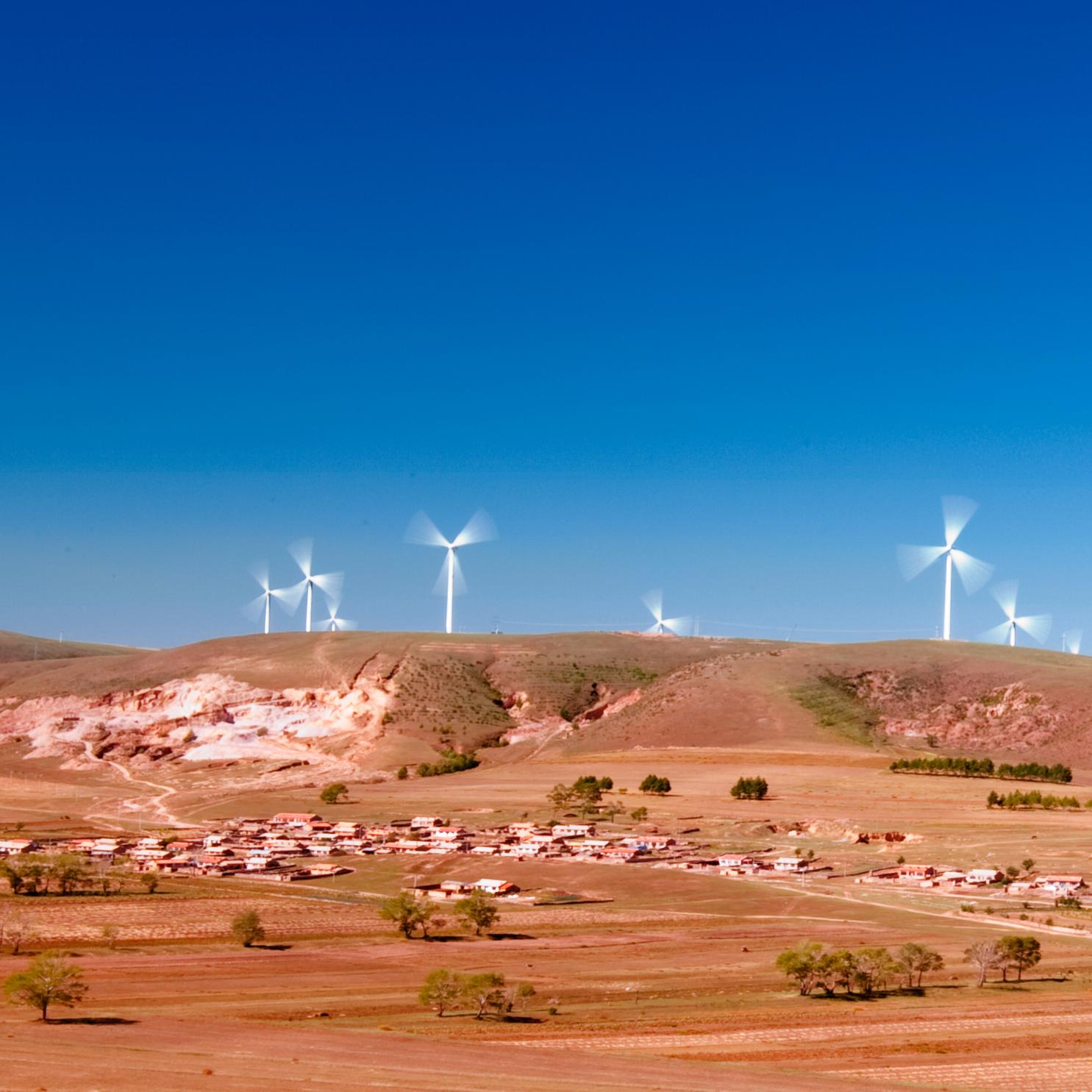 wind turbines China