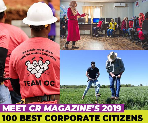 CR Magazine 100 Best Corporate Citizens of 2019