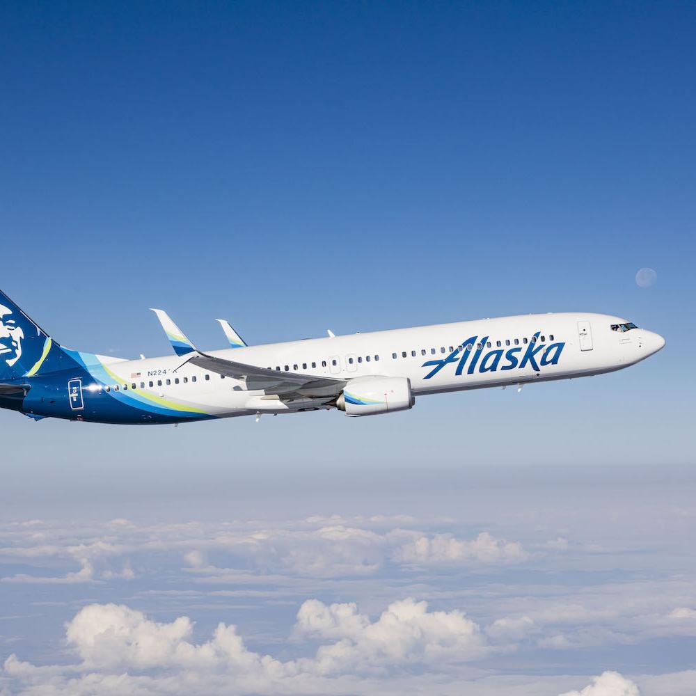 Alaska Airlines airplane