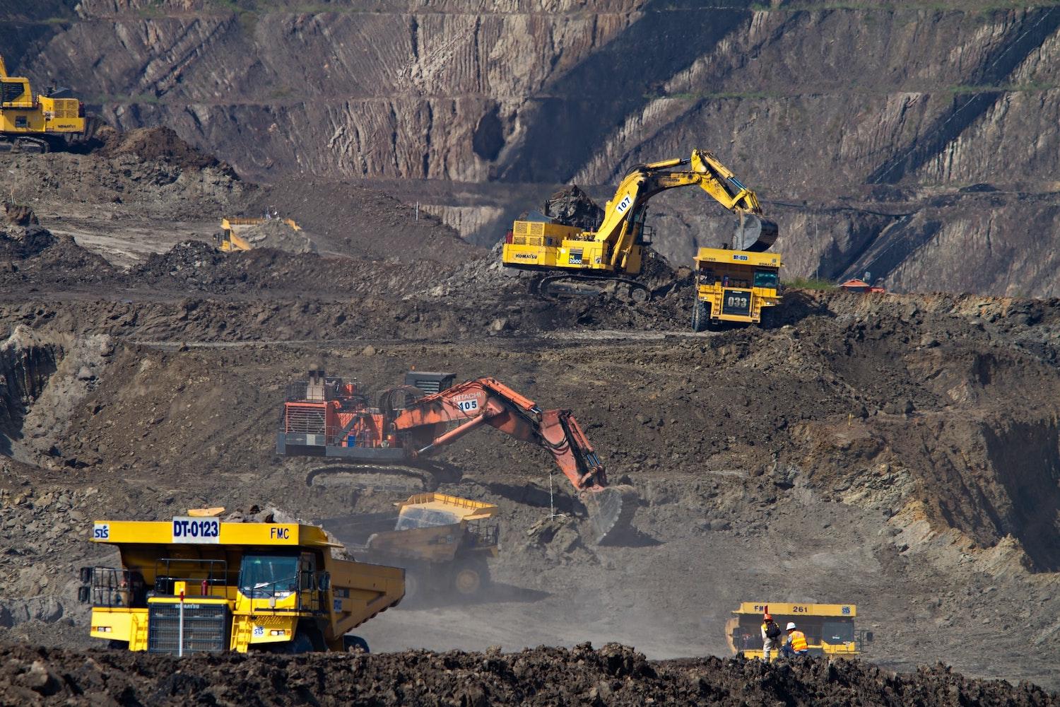 Coal mining fossil fuels