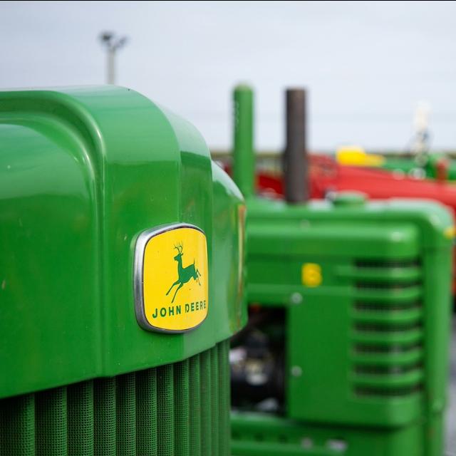 A John Deere tractor — DEI 