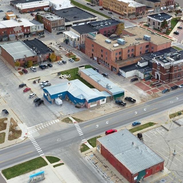 One of the digital twins of Perry, Iowa.