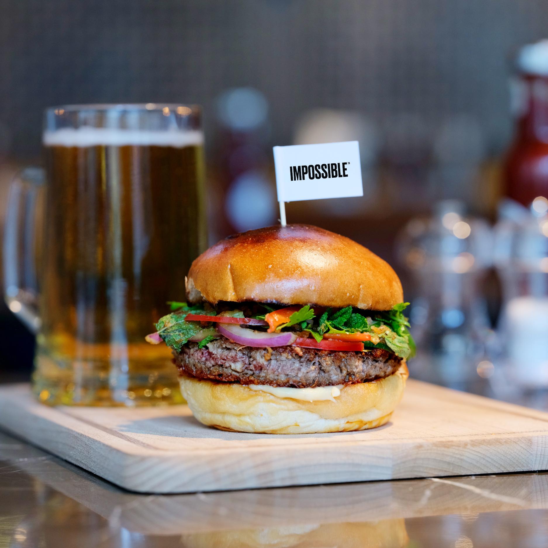 Impossible plant-based burger