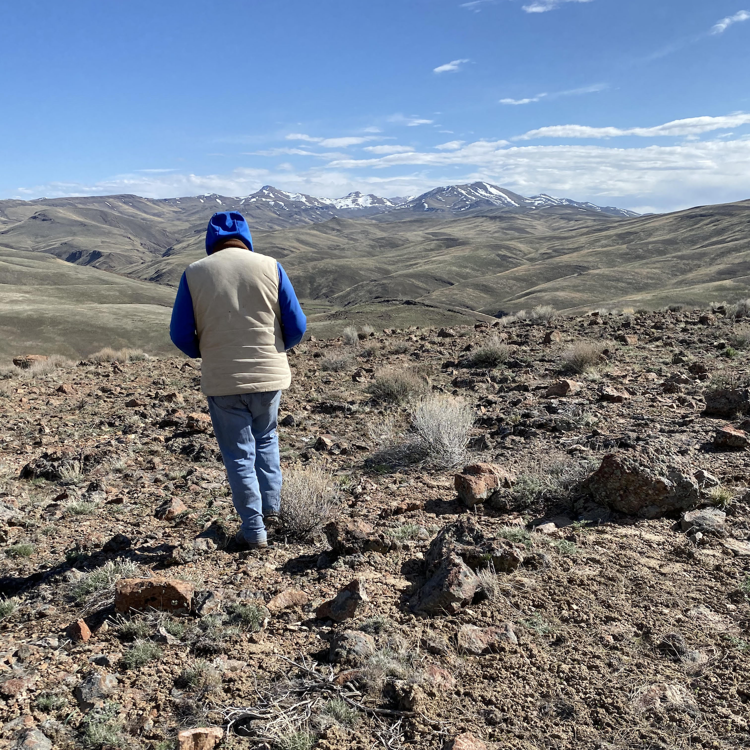 Indigenous Activist at Thacker Pass - site of proposed lithium mine in Nevada - Indigenous activism
