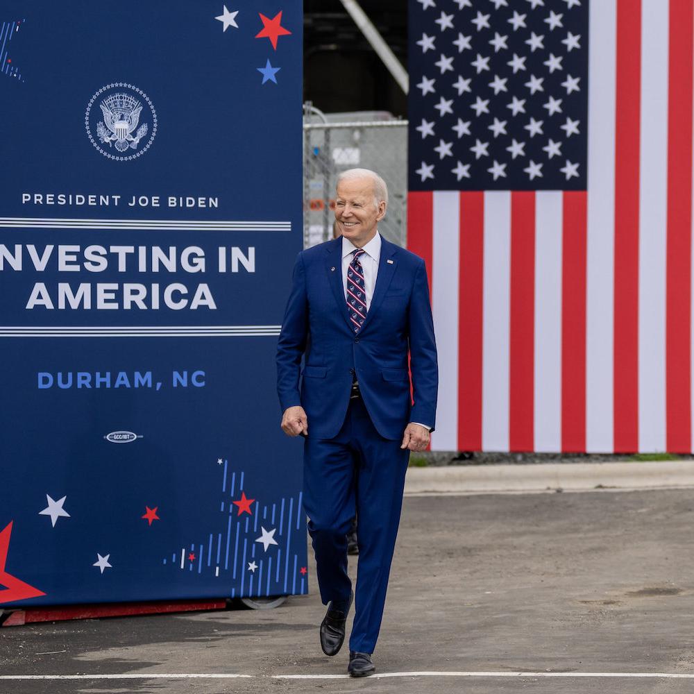 Joe Biden stops at North Carolina semiconductor factory as part of Investing in America tour to promote U.S. manufacturing