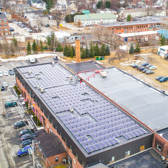 Keene, New Hampshire, was in the news earlier this year over a new restaurant's controversial name. But now the town can boast about its role in the renewables revolution.