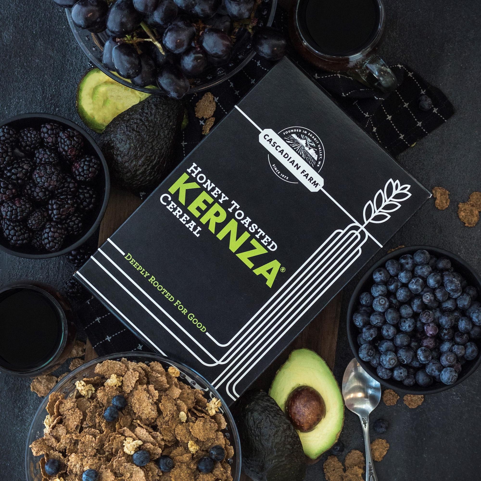 Cascadian Farm Kernza Honey Toasted Cereal
