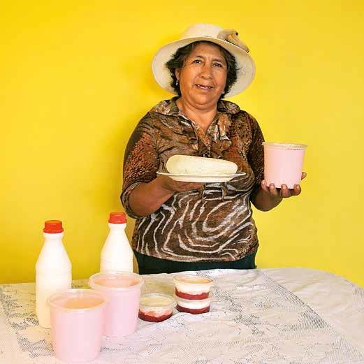 Justina Oroncoy, founder of Dairy La Vaquita Products