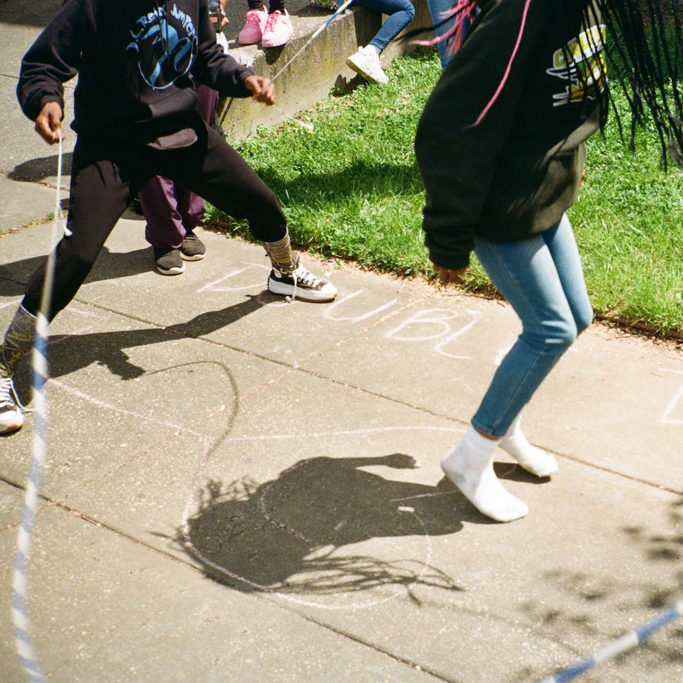 REI Outside in 5 - kids play jump rope in Anacostia Park