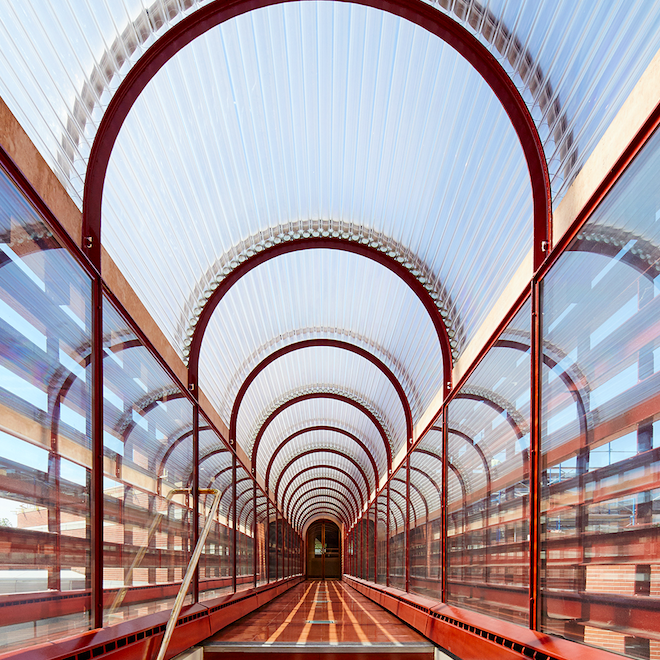 SC Johnson plans to reduce its energy consumption at its Frank Lloyd Wright-designed corporate headquarters in Racine, Wisconsin through the use of a geothermal system to provide heating and cooling for the complex's buildings.