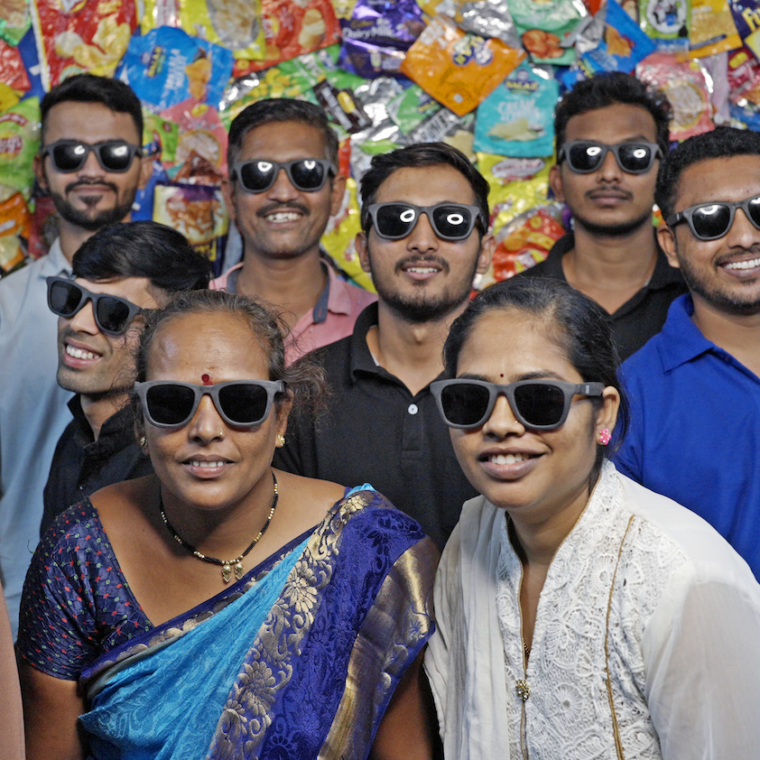 Ashaya Team Wearing Sunglasses