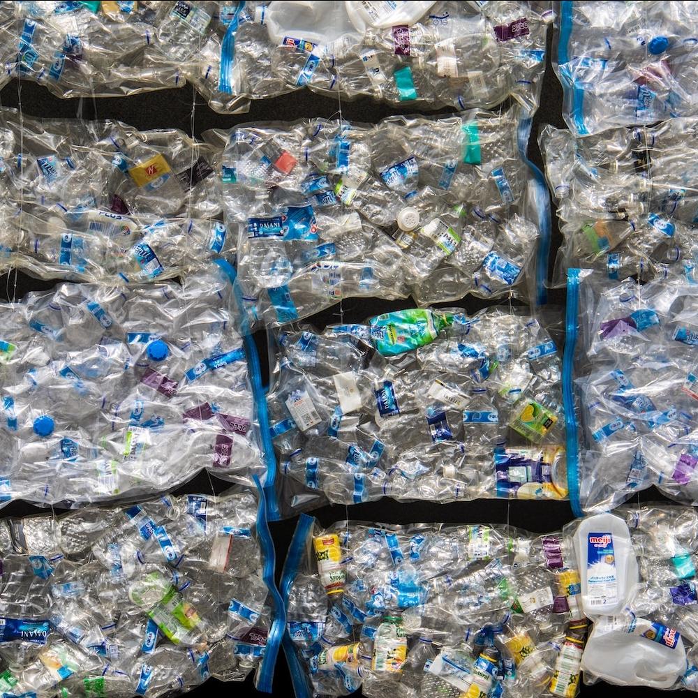 bales of plastic waste - plastic consumption