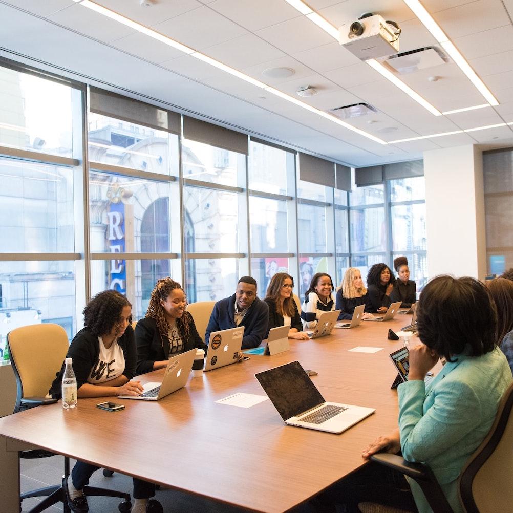 board meeting - sustainable business leadership