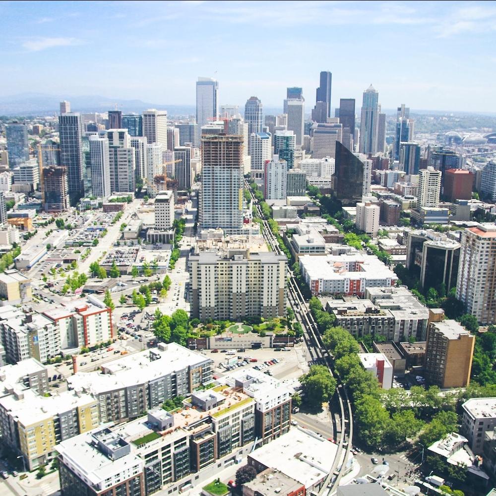 city skyline buildings