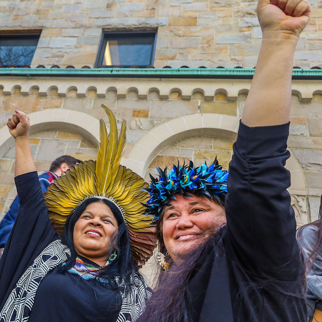 Attendees of the Indigenous Peoples and the Just Transition 2024 conference focused on co-ownership. 